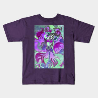 Dancing Mermaid Painting Kids T-Shirt